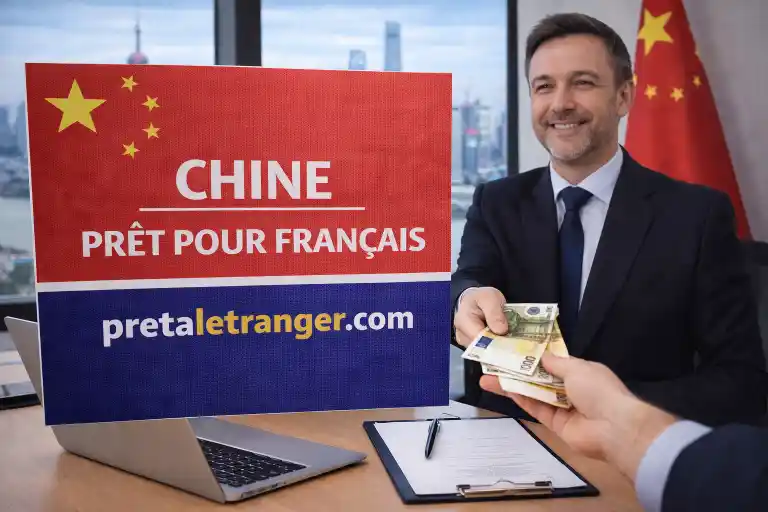 Gratte-ciel et rue animée d’une grande ville chinoise