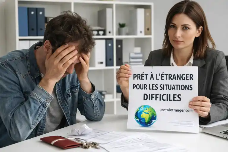 Tableau de budget mensuel avec revenus, charges et mensualités de crédit en cours étalés sur une table