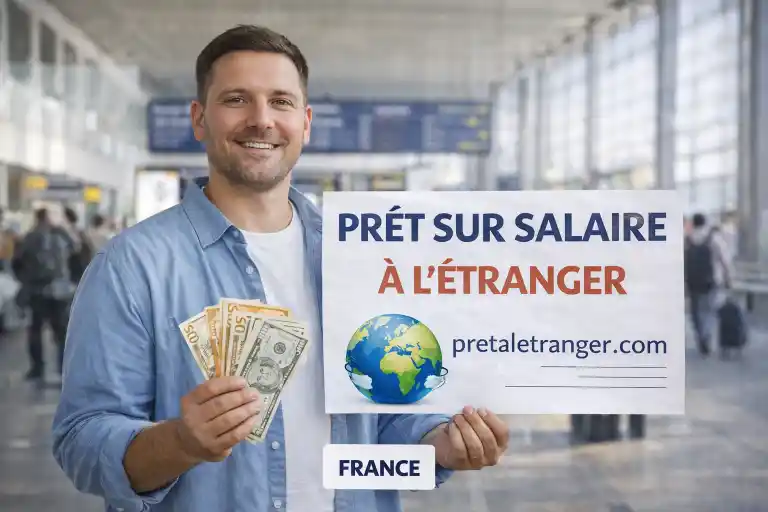 Bulletin de salaire et calendrier avec échéance de remboursement entourée